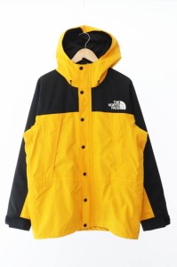 【中古】ザノースフェイス THE NORTH FACE  ロゴ マウンテン ライト ジャケット NP11834 M イエロー 