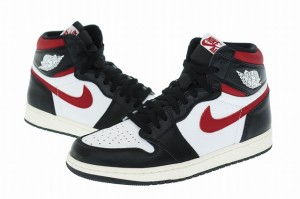 【中古】ナイキ NIKE AIR JORDAN 1 RETRO HIGH OG GYM RED エア ジョーダン ハイ ジム レッド 555088-061 ▲■240510