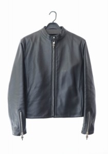 【中古】クロムハーツ CHROME HEARTS RACING2 レーシング2 シングル ライダース ジャケット 2225-304-6050 XS 黒