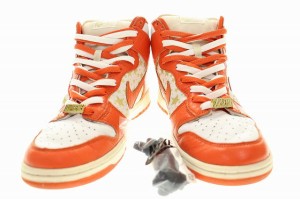 【中古】ナイキ NIKE DUNK HIGH PRO SB SUPREME ORANGE 2003 28cm 307385-181 シュプリーム ダンク ハイ 220415