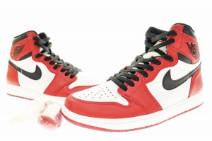 【中古】ナイキ NIKE AIR JORDAN 1 RETRO HIGH OG CHICAGO 27.5cm 555088-101 エア ジョーダン シカゴ 221205 034