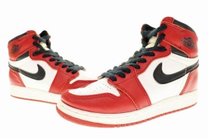 【中古】ナイキ NIKE AIR JORDAN 1 BG CHICAGO 1994 23cm 4Y 153126-101 エア ジョーダン I シカゴ 94年復刻 221205