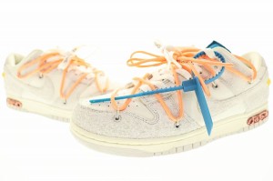 【中古】ナイキ NIKE DUNK LOW OFF-WHITE Lot 19 2021 27cm 1 OF 50 DJ0950-119 オフホワイト The 50 ダンク 230831