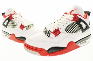 【中古】未使用品 ナイキ NIKE AIR JORDAN 4 RETRO FIRE RED 2020 27cm DC7770-160 エア ジョーダン IV 231023