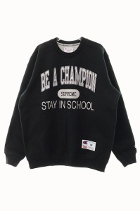 【中古】シュプリーム SUPREME 美品 18SS Champion School クルーネック トレーナー M　231115☆AA★ メンズ