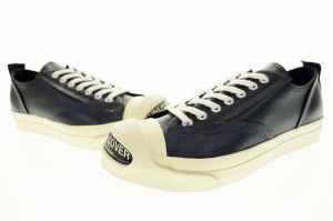 【中古】アンダーカバー UNDERCOVER 14AW 復刻 N9F01 NAVY S 25-25.5cm 25周年記念 レザー スニーカー 231214