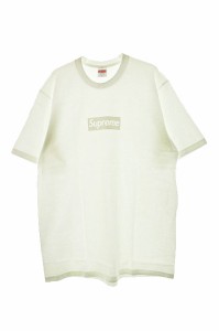 【中古】シュプリーム SUPREME 23SS Tonal Box Logo Tee 半袖 Tシャツ ホワイト L【ブランド古着ベクトル】240126☆AA★ メンズ