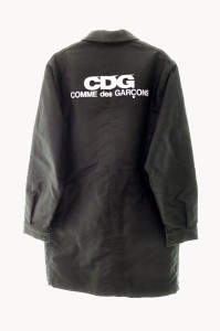 【中古】コムデギャルソン COMME des GARCONS CDG ワークコート ブラック M 　240116 メンズ レディース