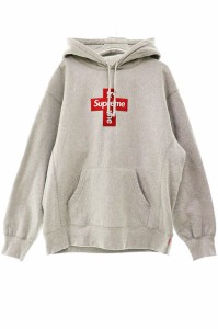 【中古】シュプリーム SUPREME 20AW Cross Box Logo Hooded Sweatshirt M クロス ボックスロゴ 240215 ☆AA★