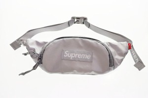 【中古】シュプリーム SUPREME 22AW Small Waist Bag silver スモールウエストバッグ 　24024☆AA★ メンズ レディース