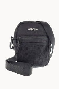 【中古】シュプリーム SUPREME 17ss small shoulder bag black ショルダーバッグ 黒【ブランド古着ベクトル】240316☆AA★