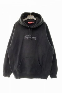 【中古】シュプリーム SUPREME 21SS KAWS Chalk Logo Hooded Sweatshirt パーカー L　240309☆AA★ メンズ