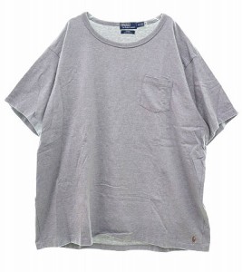 【中古】ビームス BEAMS × POLO RALPH LAUREN T-SHIRT GRAY XXL ポロ ラルフローレン 別注 Tシャツ グレー 240326