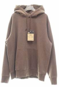 【中古】シュプリーム SUPREME × THE NORTH FASE 22AW PIGMENT PRINTED HOODED SWEATSHIRT BROWN M 240409 ☆AA★