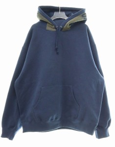 【中古】シュプリーム SUPREME 24SS Jacquard Stripe Hooded Sweatshirt L ジャガード プルオーバー 240317 ☆AA★