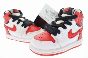 【中古】ナイキ NIKE JORDAN 1 RETRO HIGH OG TD HERITAGE 2022 9cm 3C UNIVERSITY RED AQ2665-161 240312