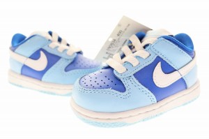 【中古】未使用品 ナイキ NIKE DUNK LOW RETRO QS TDE FLASH ARGON BLUE 2022 10cm TD DV2634-400 230315●