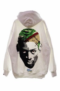 【中古】SAPEur  サプール DIVINE DRAGON HEAD HOODIE フーディ パーカー XL ホワイト　240325 メンズ