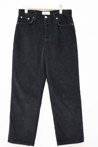 【中古】ステューシー STUSSY CORDUROY BIG OL' JEANS BLACK 28 コーデュロイ ビッグ ジーンズ パンツ 240326