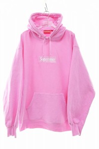 【中古】シュプリーム SUPREME 21AW Box Logo Hooded Sweatshirt L サイズ Pink 240517☆AA★