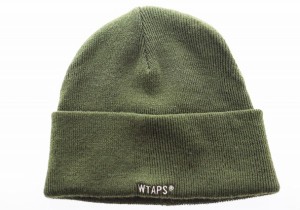 【中古】ダブルタップス WTAPS 20AW BEANIE KHAKI 202MADT-HT04 ビーニー カーキ ニット帽 刺繍  240422 ☆AA★