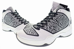 【中古】ナイキ NIKE AIR JORDAN XX9 BLACK WHITE 2014 30cm 695515-070 エア ジョーダン 29 ホワイト 240408