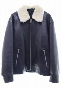 【中古】コムデギャルソン COMME des GARCONS 希少 アーカイブ 94AW 2WAY ムートン レザー ジャケット M 240407