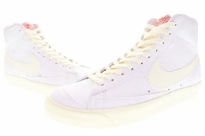 【中古】ナイキ NIKE BLAZER MID '77 VNTG EMB POPCORN 2021 30cm CW6421-100 ブレーザー ポップコーン 240408