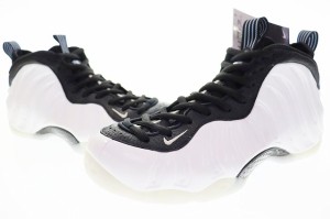 【中古】未使用品 ナイキ NIKE AIR FOAMPOSITE ONE WHITE BLACK 2023 27.5cm DV0815-100 240409