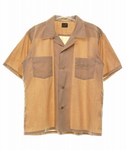 【中古】テンダーロイン TENDERLOIN ORIGINAL POCKET S/S SHIRT BEIGE オリジナル ロゴ ポケット 半袖 シャツ 240501