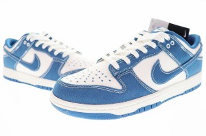 【中古】未使用品 ナイキ NIKE DUNK LOW RETRO SE INDUSTRIAL BLUE 2023 27.5cm DV0834-101 ダンク ロー 240423