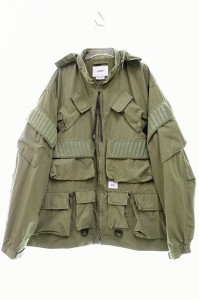 【中古】ダブルタップス WTAPS 19AW MODULAR JACKET 02 M 192BRDT-JKM07 モジュラー ジャケット 240528☆AA★