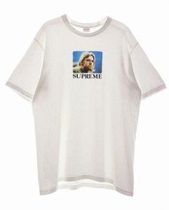 【中古】シュプリーム SUPREME 23SS KURT COBAIN TEE WHITE L カート コバーン Tシャツ フォトT 半袖 240519 ☆AA★