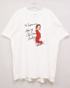 【中古】シュプリーム SUPREME 20AW Mariah Carey S/S Tee WHITE L マライア キャリー Tシャツ フォトT 240519 ☆AA★