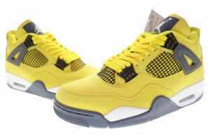 【中古】未使用品 ナイキ NIKE AIR JORDAN 4 RETRO TOUR YELLOW 2021 27.5cm CT8527-700 エア ジョーダン IV 240507