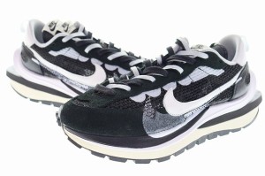 【中古】ナイキ NIKE × sacai VAPORWAFFLE BLACK AND WHITE 26cm CV1363-001 サカイ ヴェイパー ワッフル 240519