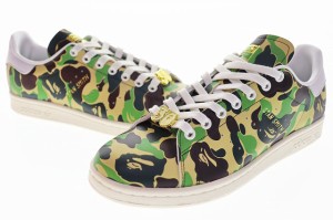 【中古】アディダス adidas × A BATHING APE STAN SMITH ABC CAMO IG8949 アベイシングエイプ スタンスミス 240519