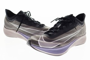 【中古】ナイキ NIKE ZOOM FLY 3 GRAY ズーム フライ ランニング シューズ AT8240-001 28cm グレー 灰色 ▲■240608