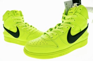 【中古】ナイキ NIKE DUNK HI AMBUSH FLASH LIME 2021 26cm CU7544-300 アンブッシュ ダンク ハイ ▲■240712