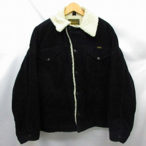 【中古】ラングラー WRANGLER FREAK'S STORE別注 コーデュロイ ジャケット 裏地ボア ブラック M メンズ