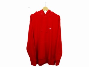 【中古】チャンピオン CHAMPION 24SS REVERSE WEAVE フーデッド スウェットシャツ パーカー C3-Y131 レッド系 L 