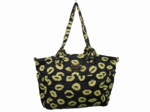 【中古】マークバイマークジェイコブス MARC by MARC JACOBS 2way ナイロン ショルダーバッグ トートバッグ 総柄 リップ