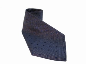 【中古】クリスチャンディオール Christian Dior MONSIEUR ドット柄 ネクタイ 水玉 ビジネス カジュアル ■GY14