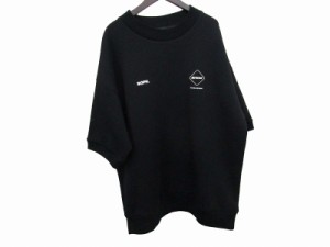 【中古】F.C.Real Bristol FCRB 美品 TECH SWEAT S/S TEAM CREWNECK BAGGY TOP Tシャツ FCRB-240041 カットソー ロゴ 黒