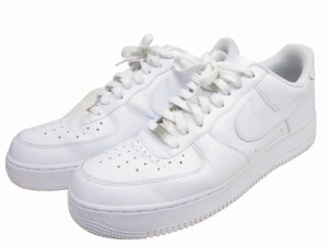 【中古】ナイキ NIKE AIR FORCE 1 エアフォースワン スニーカー シューズ ローカット 箱付き CW2288-111 白 28.0?p