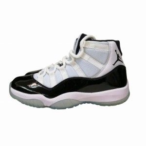 【中古】ナイキ NIKE AIR JORDAN 11 RETRO 378037-100 スニーカー 白 ホワイト 25.0?p メンズ