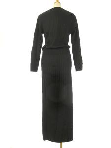 中古 Anana アナナ リブニットワンピース ロング 長袖 F 黒 ブラック サイドスリット レディースの通販はau Pay マーケット ブランド古着のベクトル 商品ロットナンバー