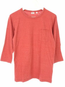 中古 ユニクロ Uniqlo Tシャツ カットソー S 七分袖 ポケット 赤系 レッド系 トップス メンズの通販はau Pay マーケット ブランド古着のベクトル 商品ロットナンバー