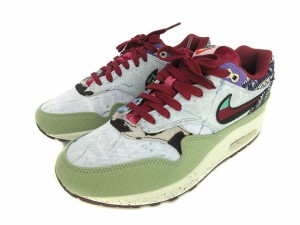 【中古】ナイキ NIKE × CONCEPTS コンセプツ AIR MAX 1 SP エアマックス 1 27.5 マルチカラー Mellow OIL GREEN