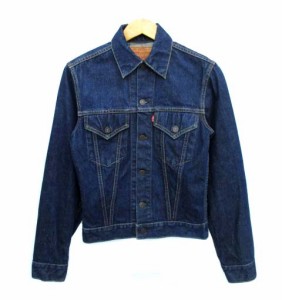 【中古】リーバイス Levi's 60's 557XX オリジナル デニムジャケット 3rd バック刺繍  ヴィンテージ Gジャン 34